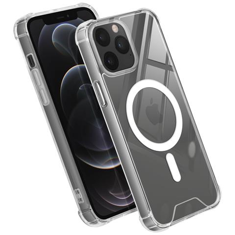 Cover Magsafe Per Iphone 12 Pro Max Silicone Gel Angoli Rinforzati - Foto 2