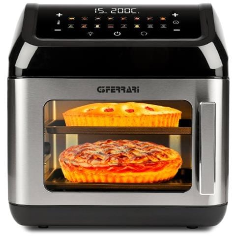 Friggitrice ad Aria Friggisano Evo G10187 Capacità 13 Litri 1700 Watt Colore Nero / Inox - Foto 2