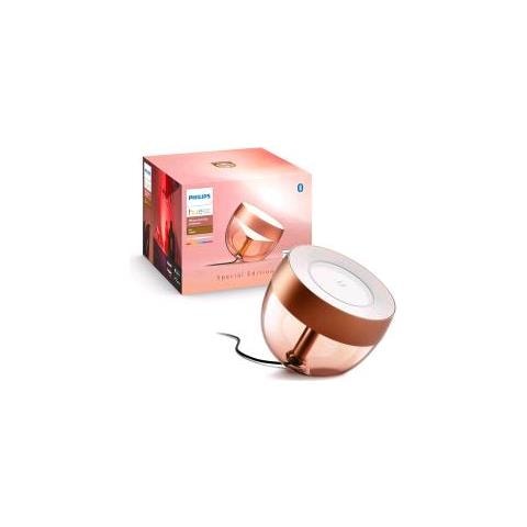 Hue Iris Lampada Smart Da Tavolo Luce Bianca E Colorata Bluetooth 8.2 W Compatibile Con Alexa Google E Apple Homekit Colore Rame - Foto 1