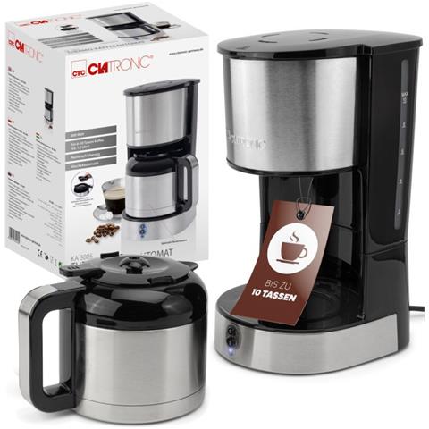 Macchina per caffè KA 3805 Capacita 1.2 L Potenza 800 W Colore Nero Acciaio inox - Foto 2