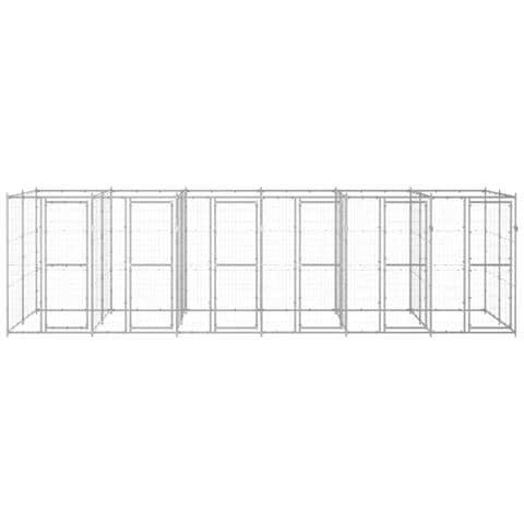 Lusso Casadino -  Gabbia Per Cani Da Esterno In Acciaio Zincato 14,52 M² - Foto 1