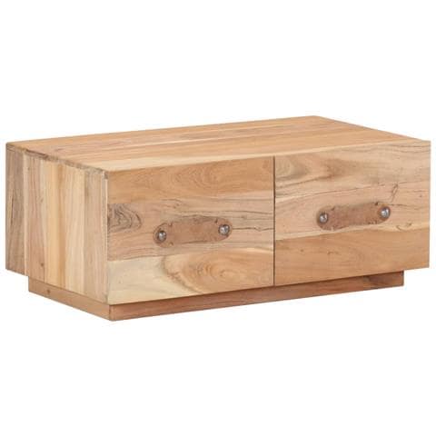 Lusso Casadino -  Tavolino Da Salotto 90x50x35 Cm In Legno Massello Di Recupero - Foto 8