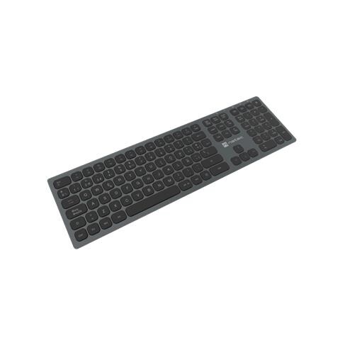 NKL-1830 tastiera Universale RF senza fili + Bluetooth QWERTY Spagnolo Nero, Grigio - Foto 2