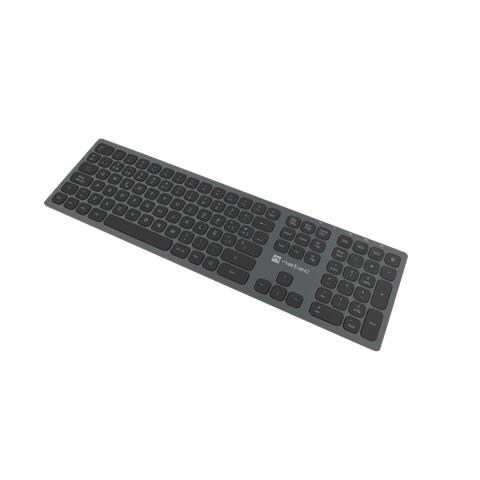 NKL-1830 tastiera Universale RF senza fili + Bluetooth QWERTY Spagnolo Nero, Grigio - Foto 5