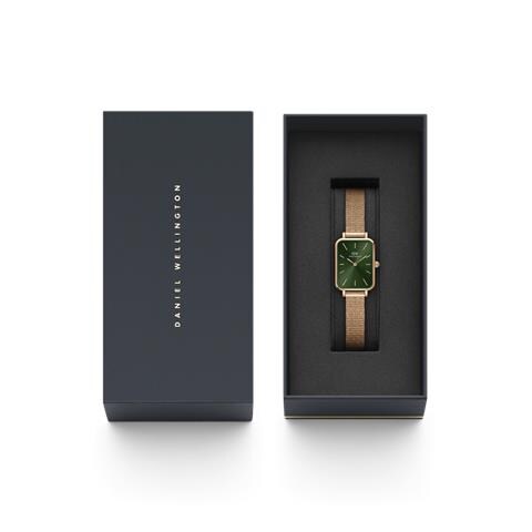 Orologio Da Donna Quadro Pressed Melrose Emerald 20mm Dw00100445 + Scatola (zw505n) - Disponibile - Foto 7