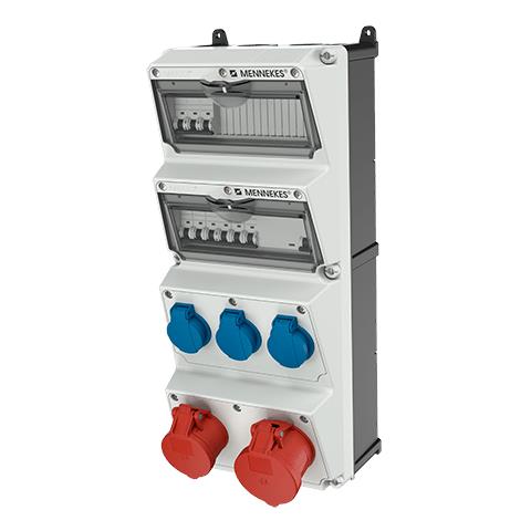 940005 presa energia Tipo F Blu, Grigio, Rosso, Bianco - Foto 1