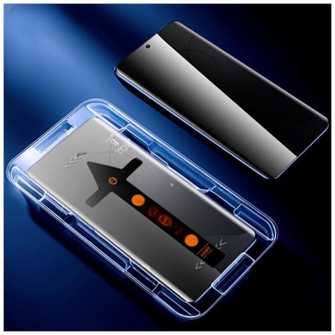 Protezione Schermo In Vetro Temperato Curvo Antipolvere Con Applicatore Privacy Compatibile Con Huawei Mate 70 Rs - Foto 5