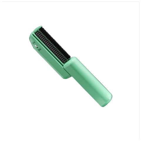 Spazzola Lisciante Portatile A Pettine Tascabile Push-pull - Senza Fili, Ricaricabile, 3 Impostazioni Di Temperatura - Foto 4
