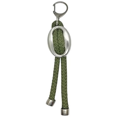 Portachiavi Con Cavezza Verde Argento - Foto 1