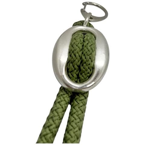Portachiavi Con Cavezza Verde Argento - Foto 2