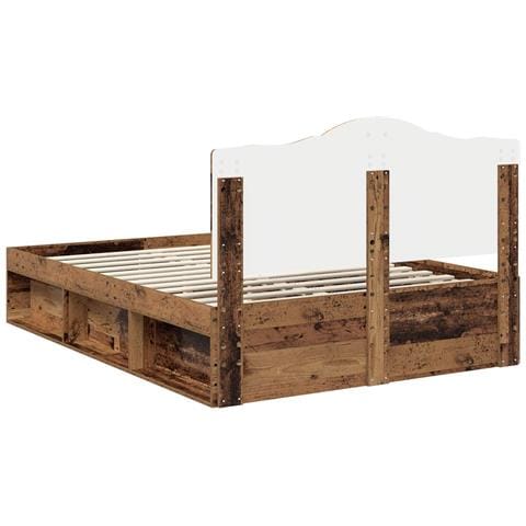 Struttura del letto Legno vecchio 160 x 200 cm Pino massello - Foto 9