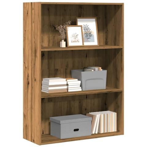 Libreria Rovere Artigianale 80x30x114 cm in Legno Multistrato - Foto 2