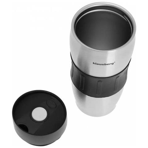 Tazza termica KB-7542 da 380 ml con tappo Click-Clack - Foto 4