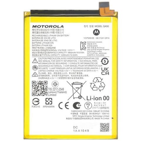 Motorola Ricambio Batteria Litio Integrata 5000mah Originale Qa50 Bulk Per Moto G55 Xt2435 - Foto 1