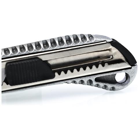 Coltello Da Carta Da Parati In Alluminio - Lama 18 Mm | Ergonomico, Lunga Durata, Lama Sostituibile | Uso Universale In Casa E Officina - Foto 2