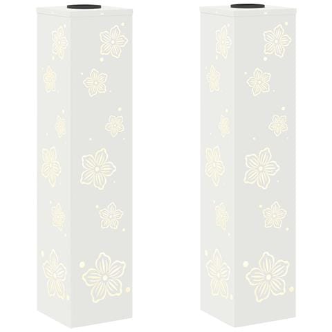Faro LED solare per sentieri 2 pcs Bianco - Foto 1
