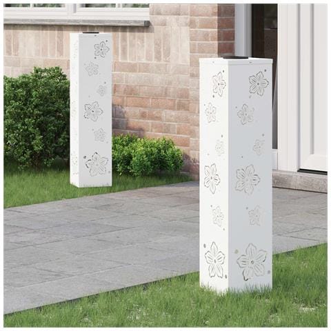 Faro LED solare per sentieri 2 pcs Bianco - Foto 2