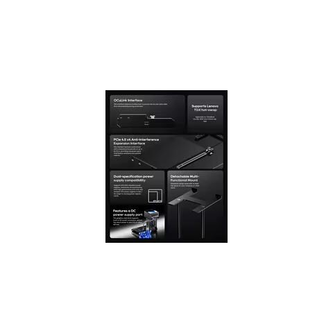 EG01EGPU Dock con porta OCulink /Thunderbolt5 per scheda grafica esterna PCIe 4.0x4 ad alta velocità per windows11 - Foto 2