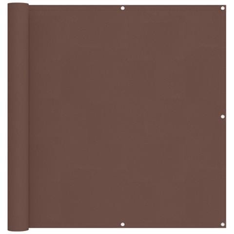 Schermo da balcone Marrone 110 x 300 cm Tessuto Oxford - Foto 1