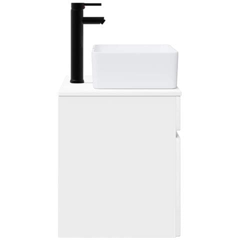 Mobile lavabo da parete Bianco Lucido 49 x 41 x 63 cm - Foto 2