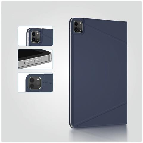 Custodia Ipad Air M3 11 Pollici Con Supporto Blu Amazingthing - Foto 7