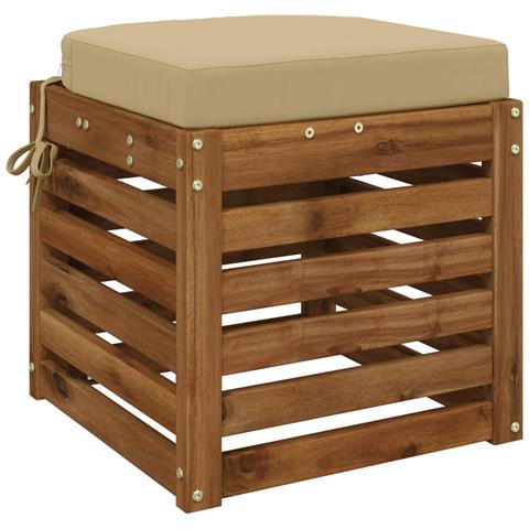 Cuscino per sedile a 1 pezzo SOEST 100% Poliestere Beige - Foto 2