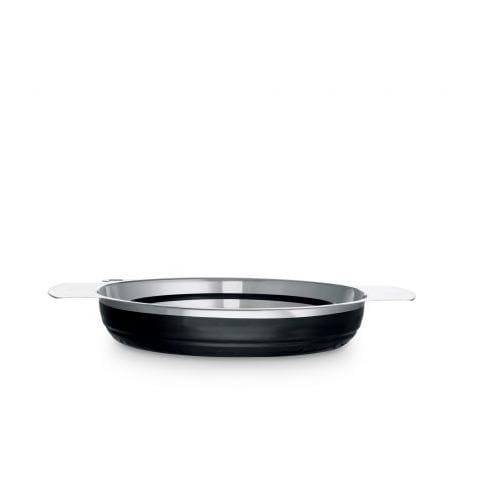 Scolapasta 24 cm colore nero pieghevole in silicone - Foto 2
