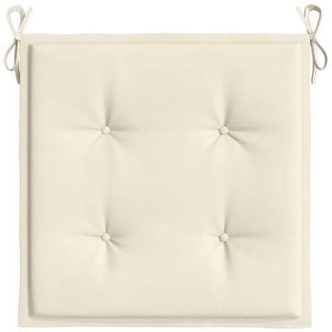 Cuscini per Panca da Giardino 2 pz Crema 50x50x4 cm - Foto 7