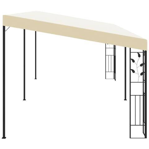Gazebo A Parete 6x3x2,5 M Crema - Foto 2