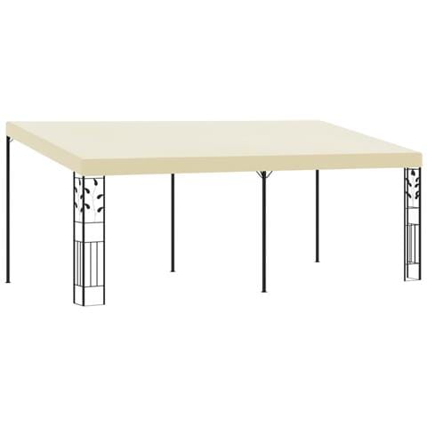 Gazebo A Parete 6x3x2,5 M Crema - Foto 1