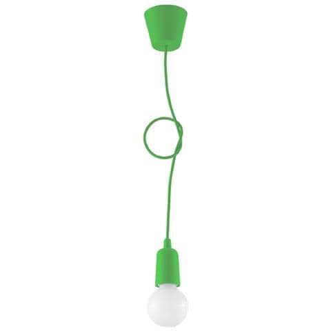 Lampadario A Sospensione In Plastica, 8 X Max, Colore: Verde - Foto 15