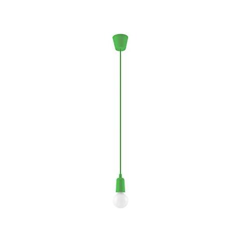 Lampadario A Sospensione In Plastica, 8 X Max, Colore: Verde - Foto 1