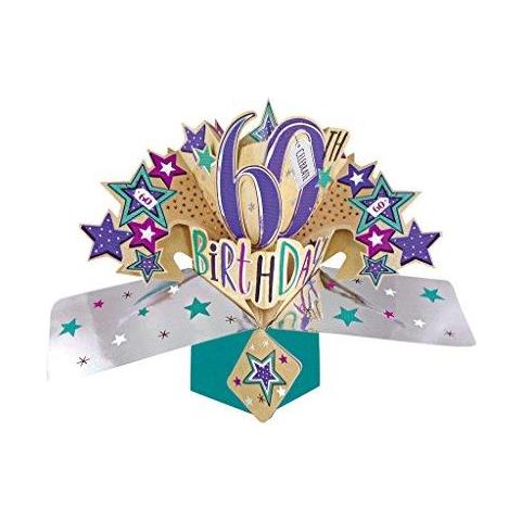 Second Nature Il 60 Compleanno Pop Up Scheda - Foto 1