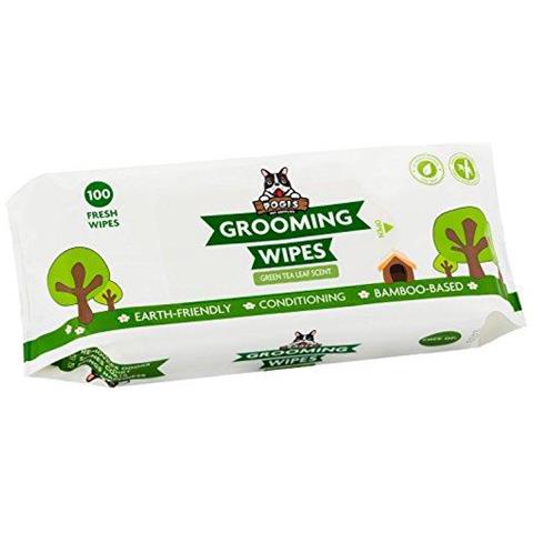 Di Pogi Grooming Salviette - 100 Ipoallergenico Pet Panni Per Cani Gatti - Biodegradabile T Verde Profumato Deodorante Cane Salviette - Foto 1