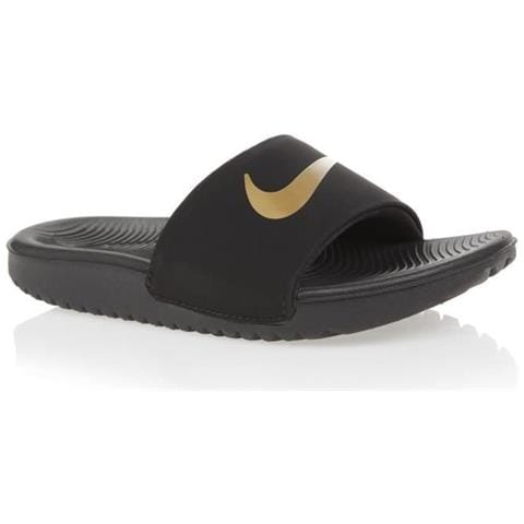 Sneakers Nike Kawa Slide - Bambini - Nero E Oro - Foto 1