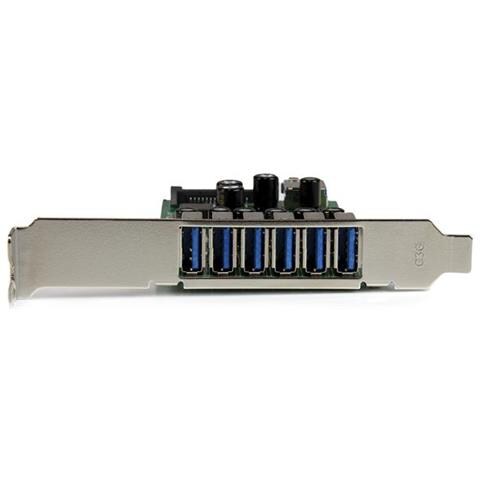 Scheda Espansione PCI Express USB 3.0 a 7 porte con profilo basso e standard - alimentazione SATA - Foto 2