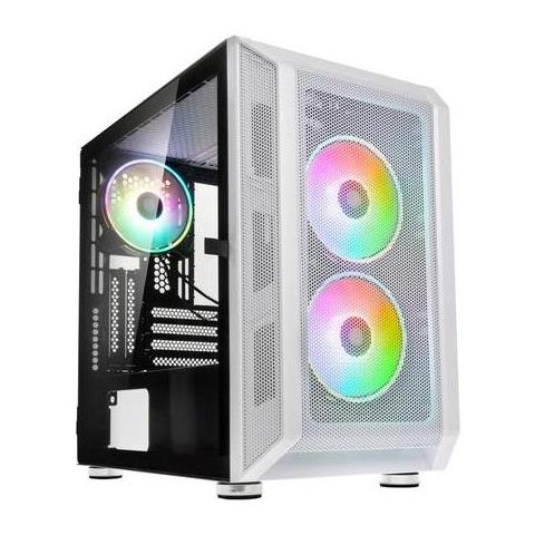 Case Citadel Mesh RGB Micro Tower / Micro-ATX / Mini-ITX 2 Porte USB 3.2 gen 1 Colore Nero (Finestrato) - Foto 1
