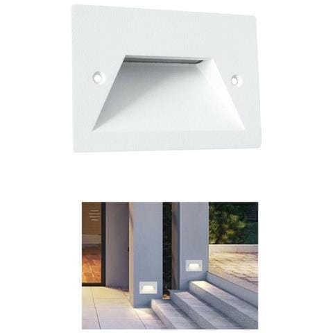 Segnapasso Da Giardino Faretto Led. 3 W Luce Calda Segnapassi Ad Incasso Es49bc - Foto 1