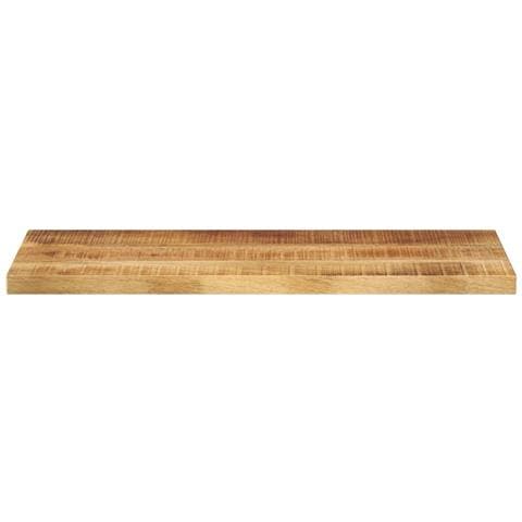 Piano Per Tavolo 70x30x3,8 Cm Rettangolare Legno Mango Grezzo - Foto 3
