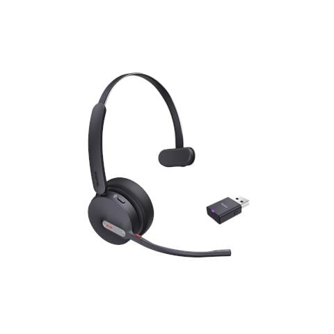 WH64 Hybrid Mono Teams Auricolare Wireless A Padiglione Ufficio Micro-USB Bluetooth Nero - Foto 1