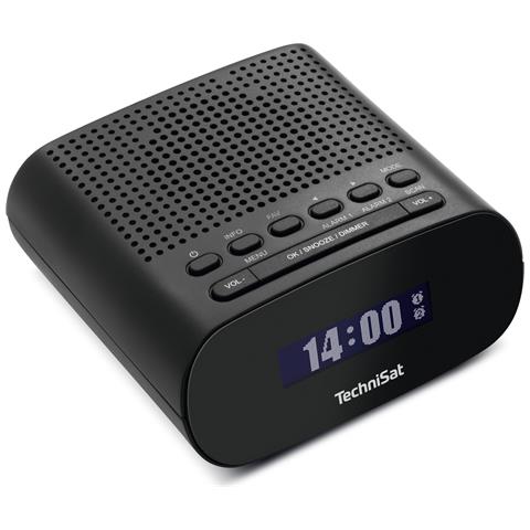TECHNIRADIO 50 Orologio Analogico e digitale Nero - Foto 2