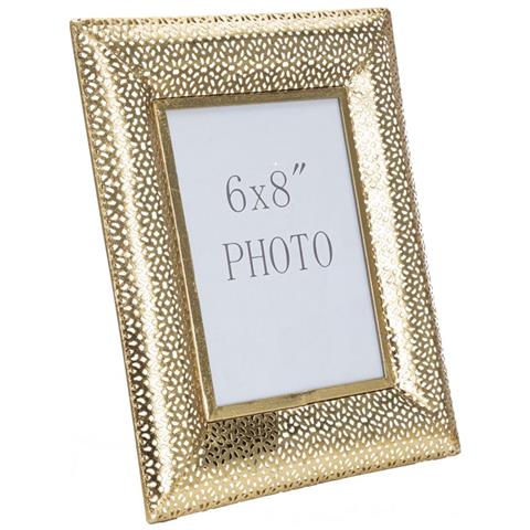 Portafoto Olistic 5 - Oro - Metallo - 25x12x31 Cm - Foto 1