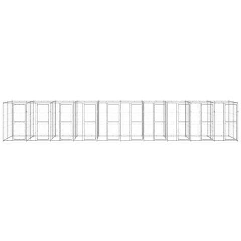 Lusso Casadino -  Gabbia Per Cani Da Esterno In Acciaio Zincato 24,2 M² - Foto 1