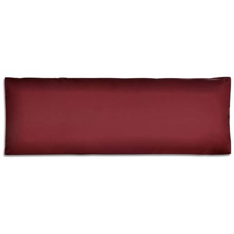 Cuscino Di Appoggio Imbottito Rosso Vino 120 X 40 X 10 Cm - Foto 1