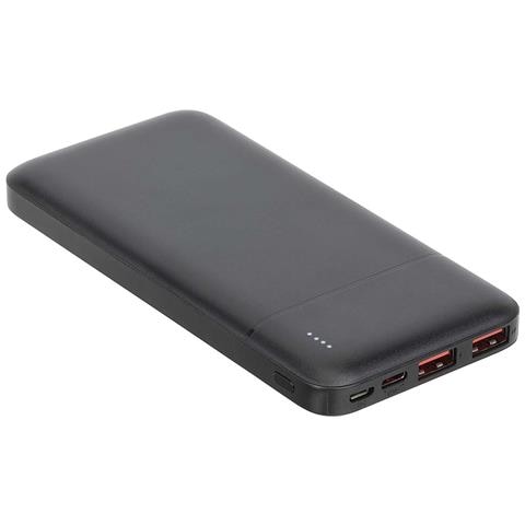 Powerbank 10000mah 2 Usb-a /usb-c Pd 22.5w Con Indicatori Led, Nero - Foto 2