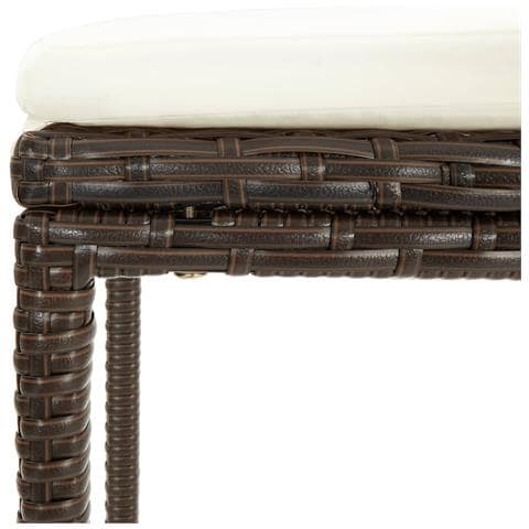 Set Bar da Giardino 3 pz Marrone in Legno Acacia e Polyrattan - Foto 9