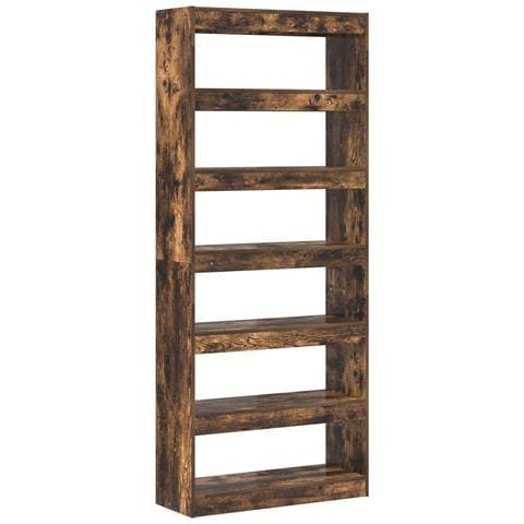 Libreria in Rovere Affumicato Rovere Affumicato Legno - Foto 1