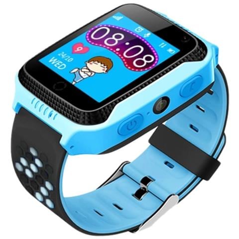 Smartwatch Per Bambini Impermeabile Blu Con Gps, Fotocamera Hd E Giochi Educativi - Foto 1