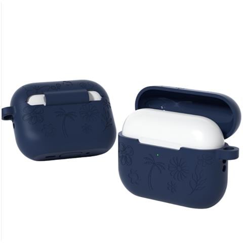 Custodia Protettiva In Silicone Compatibile Con Apple Airpods Pro 3 - Antishock, Impermeabile E Anti-caduta Blue - Foto 1