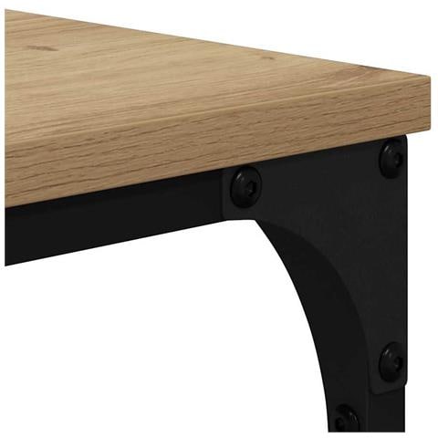 Libreria rovere artigianale 81 x 36 x 176 cm Legno multistrato - Foto 9